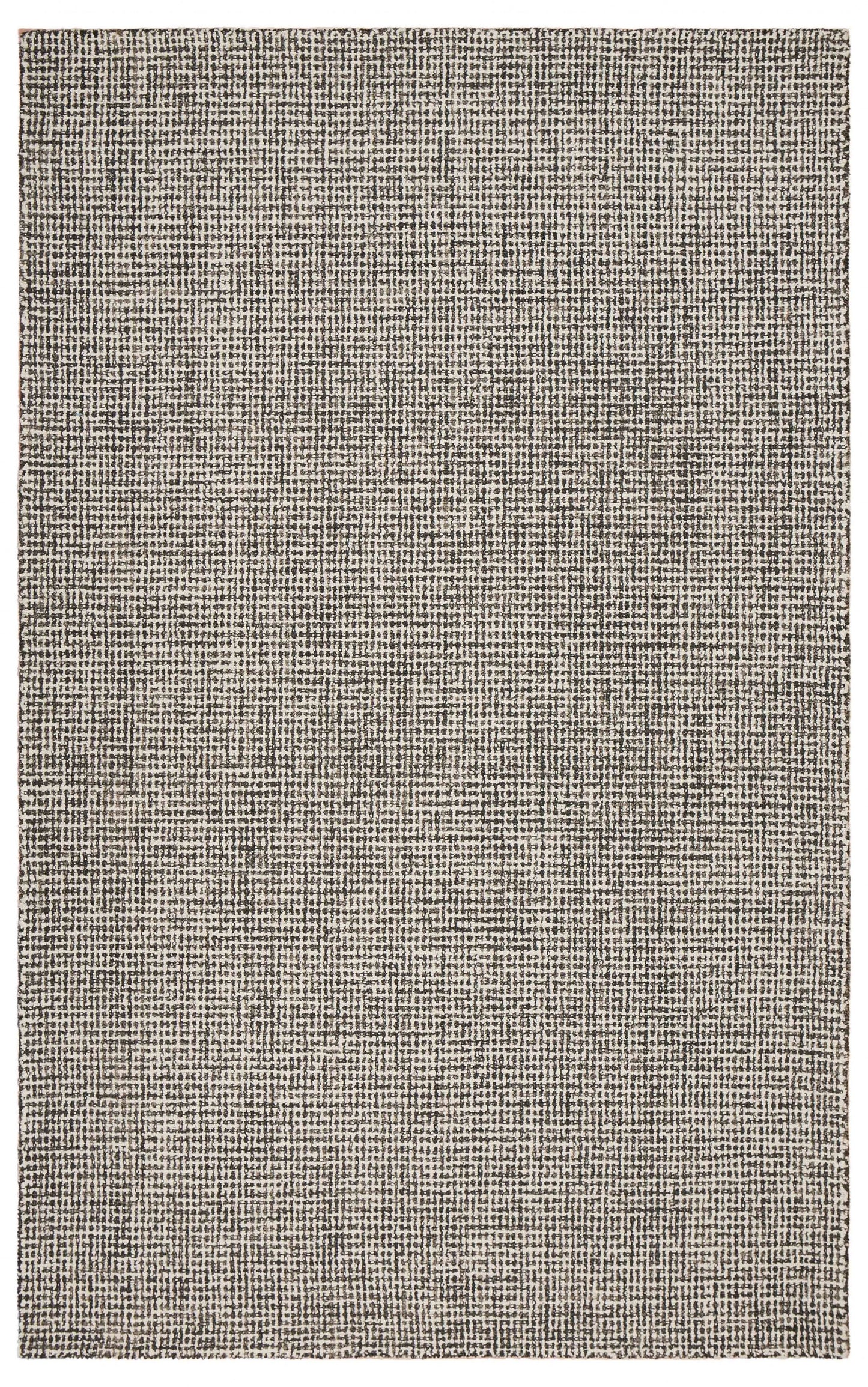 5' X 8' Gray Wool Handmade Area Rug