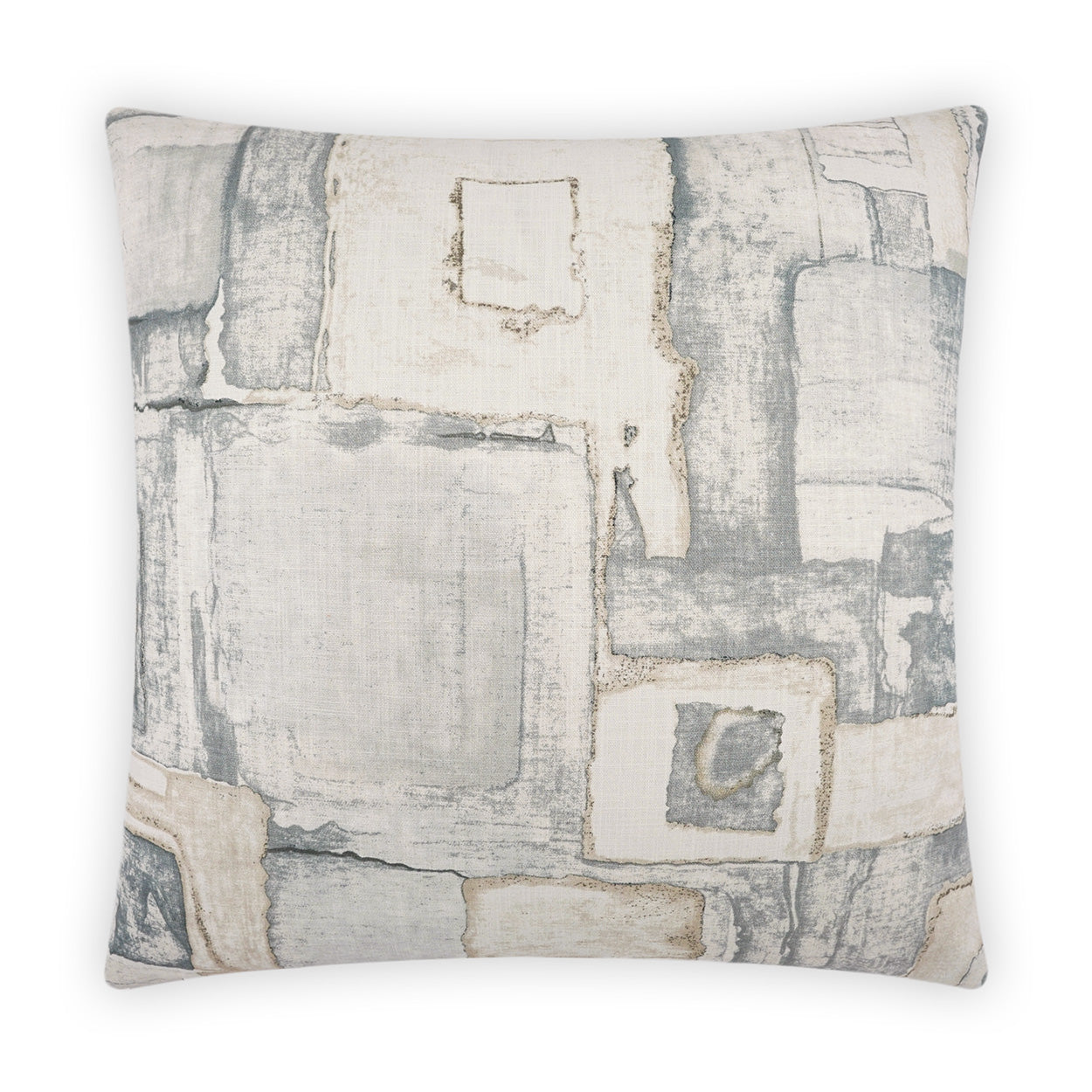 D.V. KAP HOME   24" x 24" Ecomille Pillow - Slate Modern, Abstract, Geometric     - 3956-S-2424
