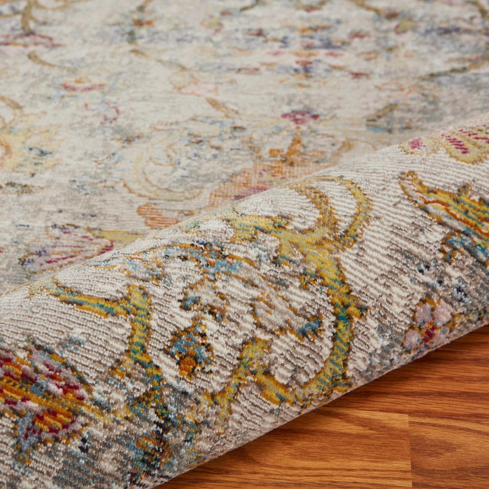 8' X 10' Beige and Ivory Area Rug