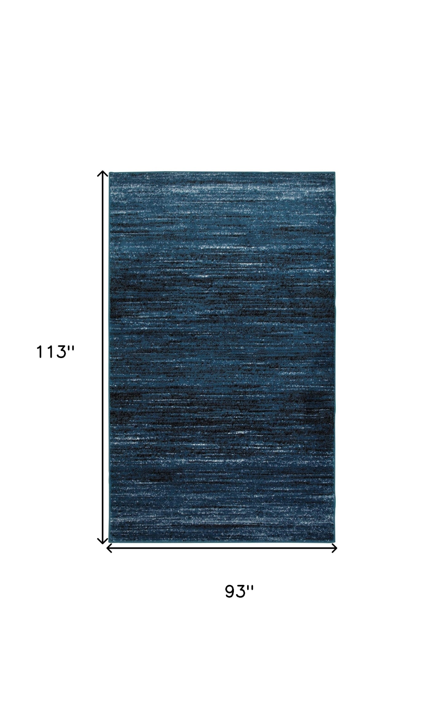 8' X 10' Blue Area Rug