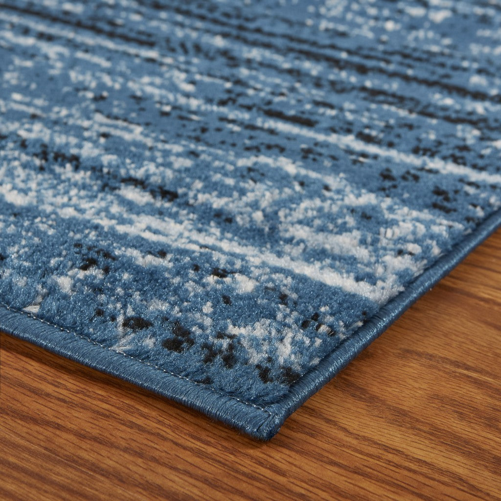 8' X 10' Blue Area Rug