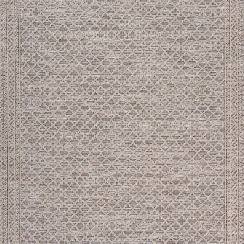 5' X 7' Gray Indoor Outdoor Area Rug