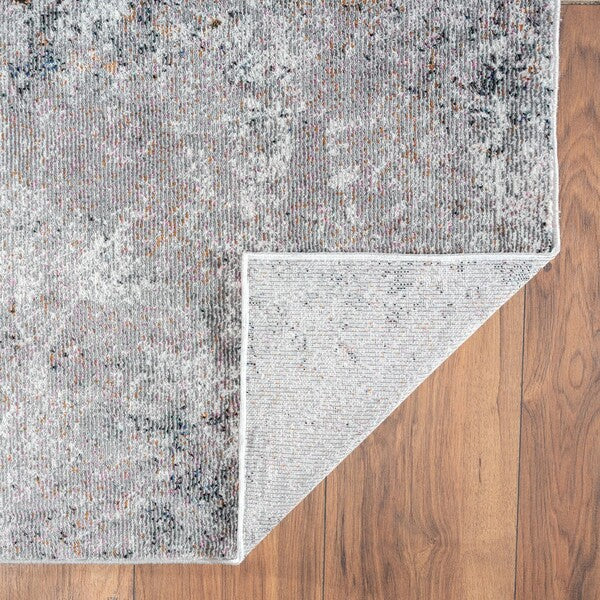 8' X 10' Light Gray Modern Abstract Area Rug