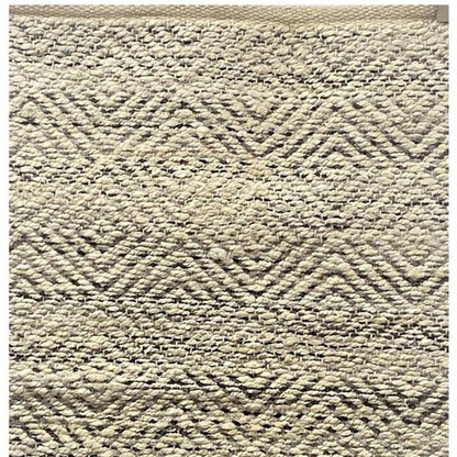 2' X 5' Tan And Gray Jute Hand Woven Area Rug