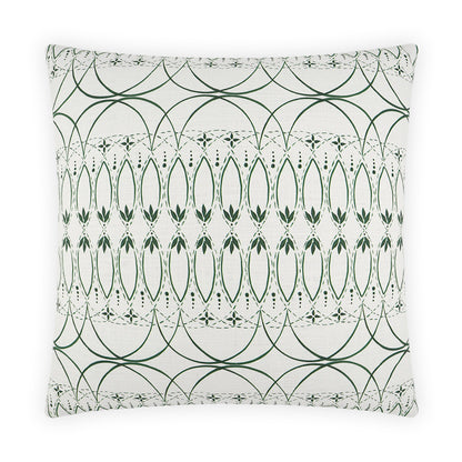 D.V. KAP HOME   24" x 24" Messier Pillow - Emerald Traditional     - 3961-E-2424