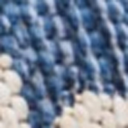 5' X 7' Blue And Gray Indoor Outdoor Area Rug