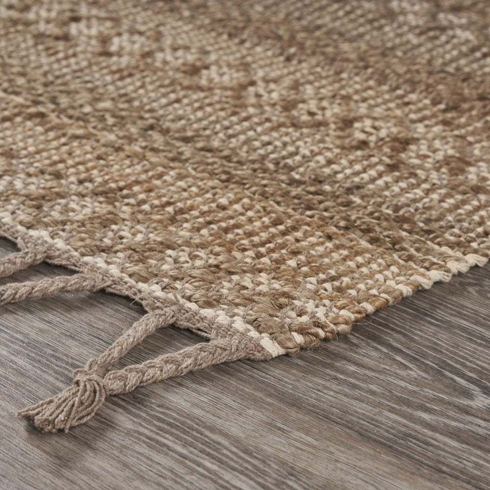 3' X 4' Natural Jute Hand Woven Area Rug