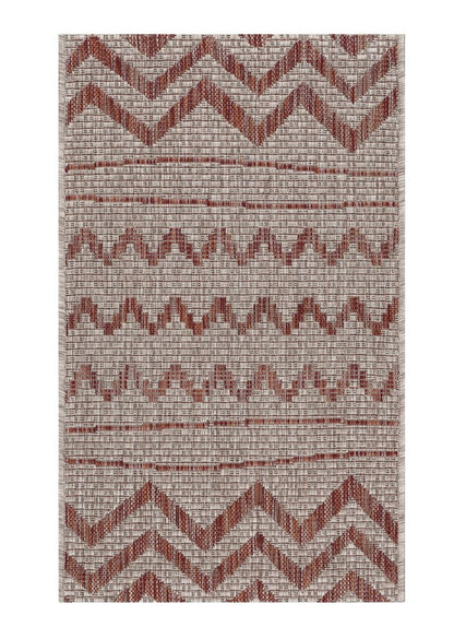 2' X 3' Beige Indoor Outdoor Area Rug