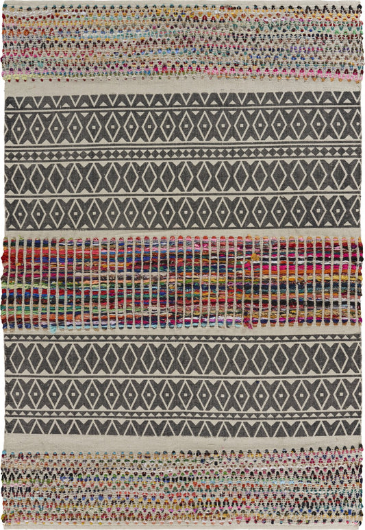 3’ x 5’ Colorful Traditional Chindi Area Rug