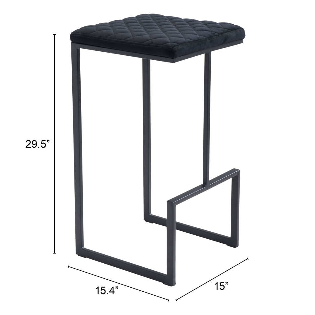 30" Steel Backless Bar Height Bar Chair