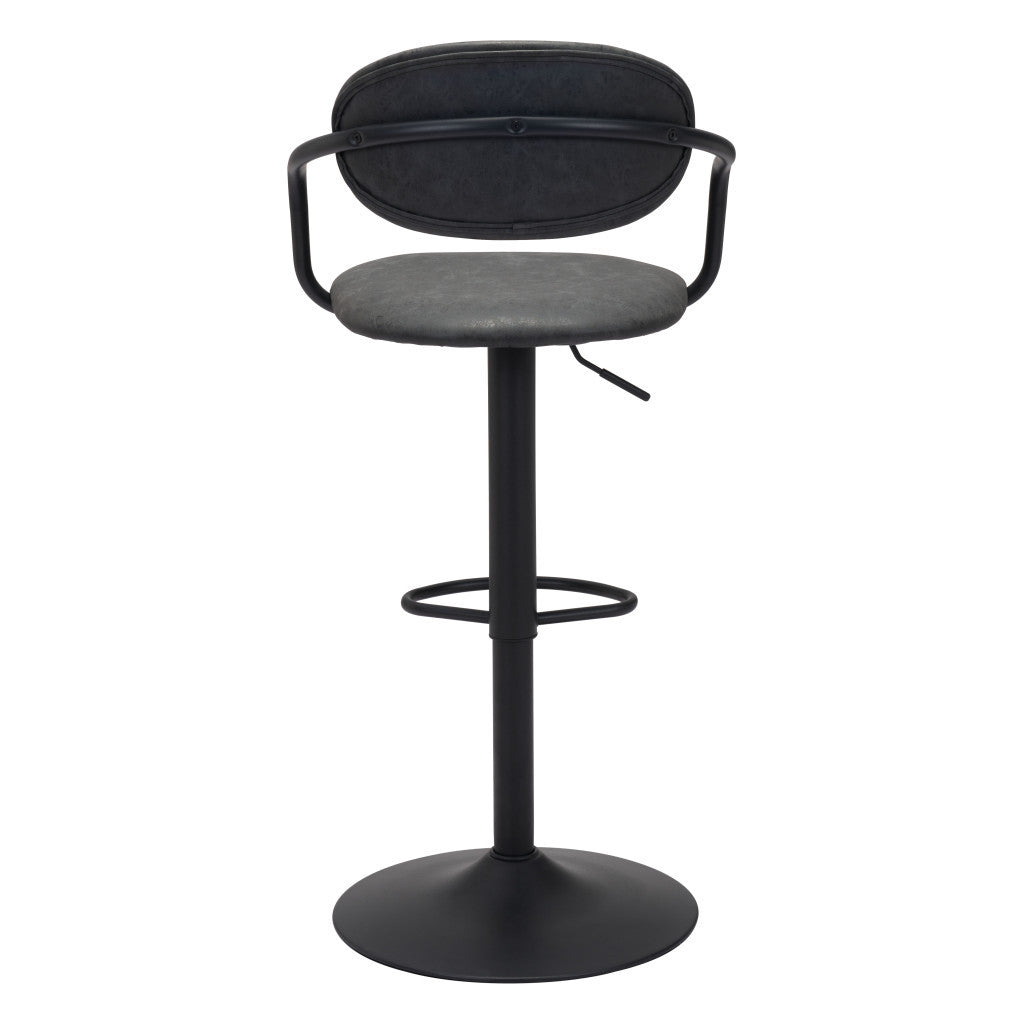 Adjustable Height Steel Swivel Low Back Counter Height Bar Chair