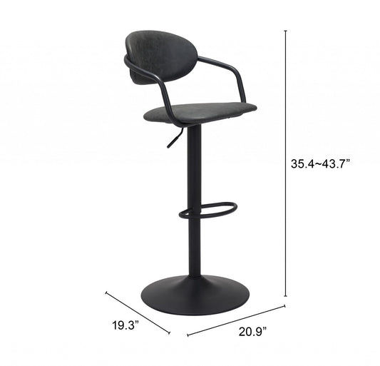 Adjustable Height Steel Swivel Low Back Counter Height Bar Chair