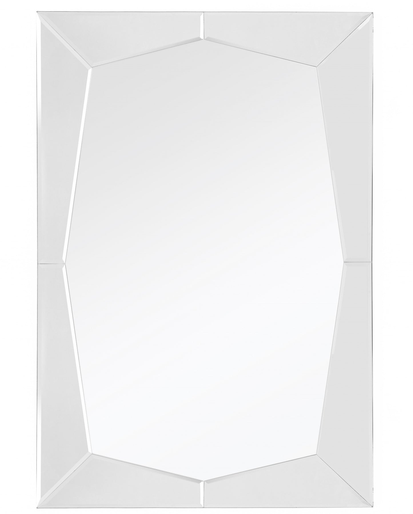 36" Clear Glass Framed Accent Mirror