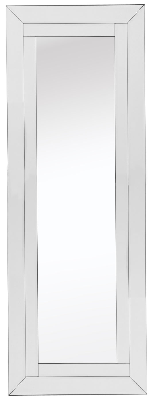 48" Clear Glass Framed Full Length Hanging Mirror