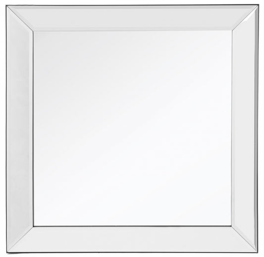 Clear Square Accent Glass Mirror
