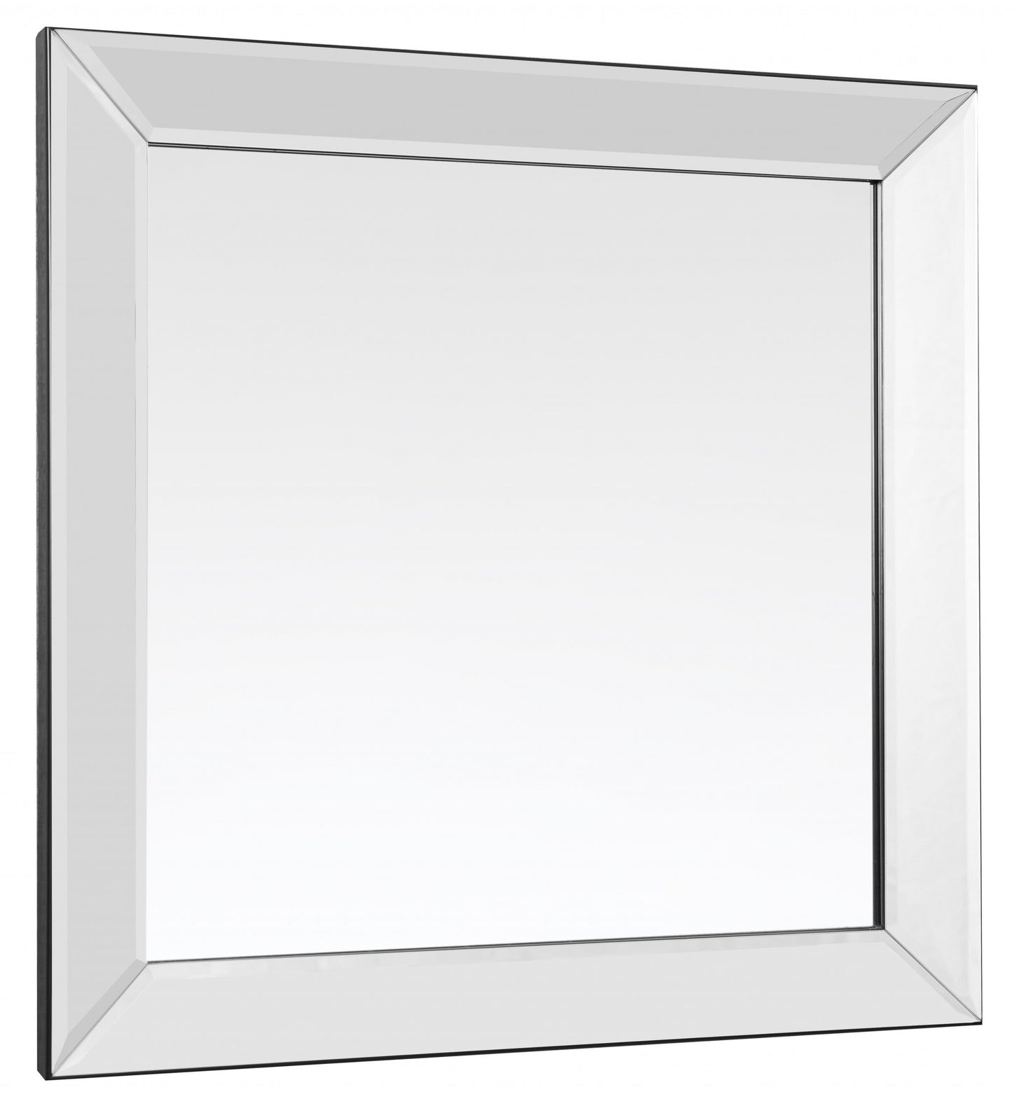 Clear Square Accent Glass Mirror