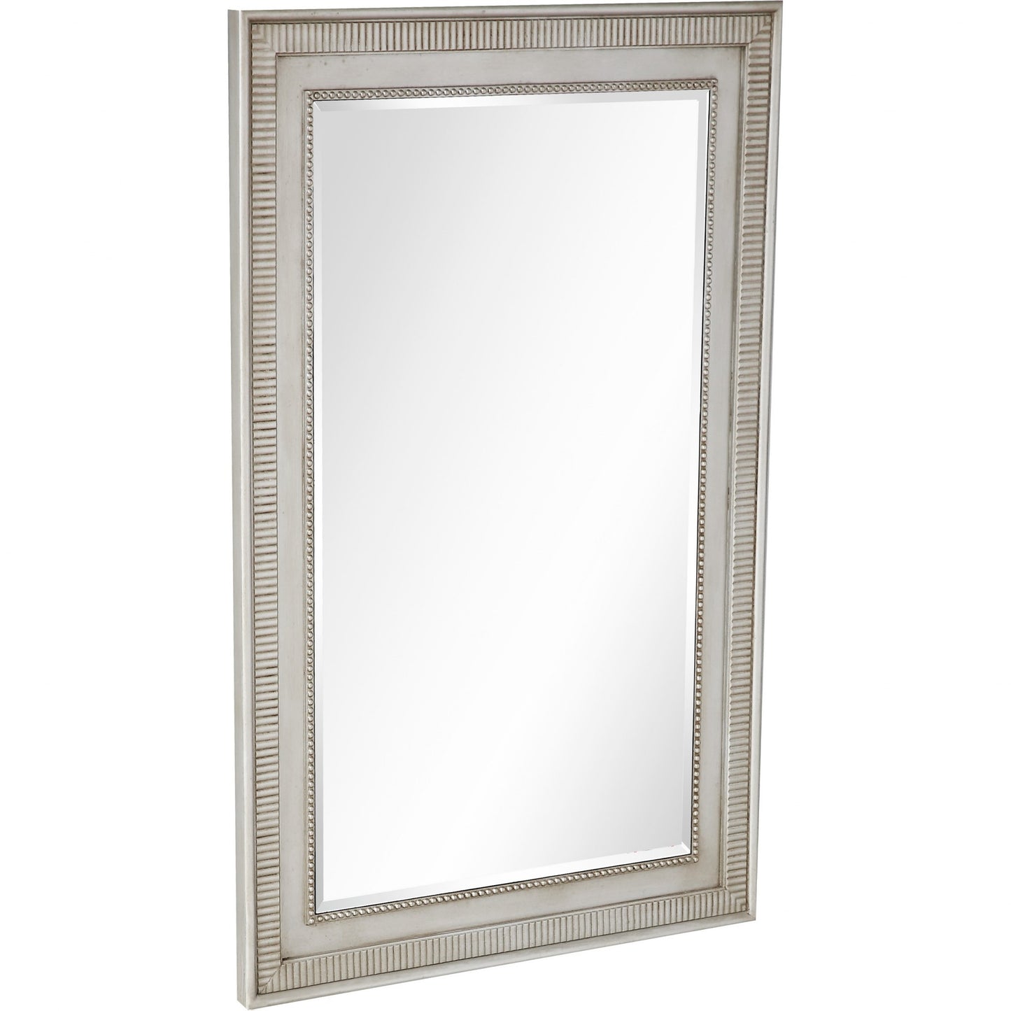 Antiqued Silver Finish Mirror