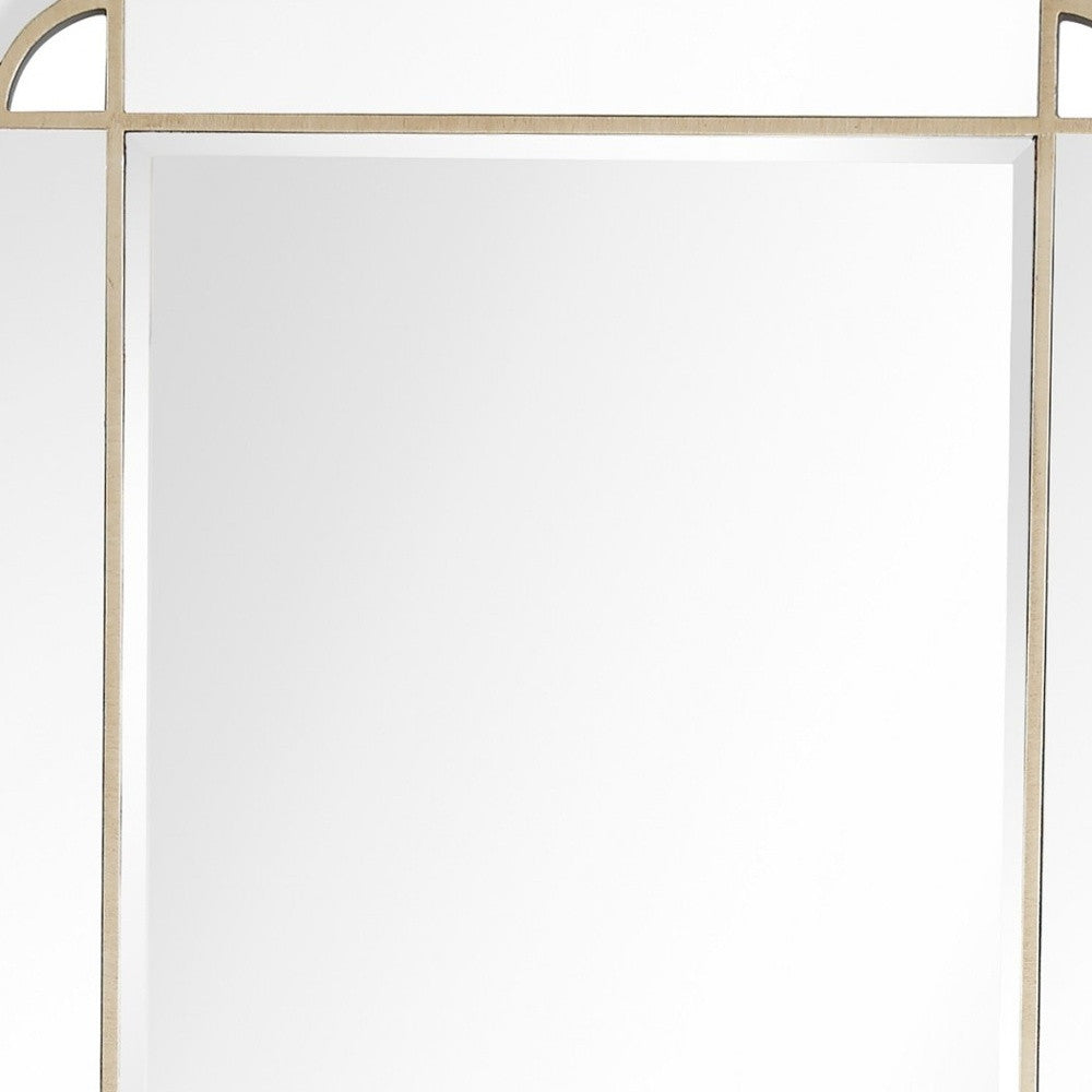 46" Champagne Framed Accent Mirror