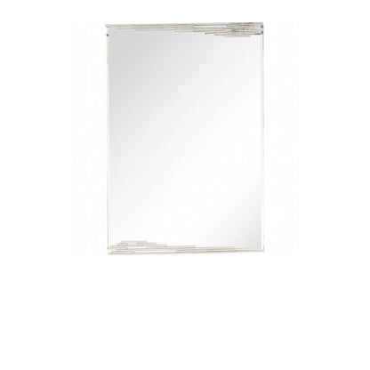 46" Silver Framed Accent Mirror