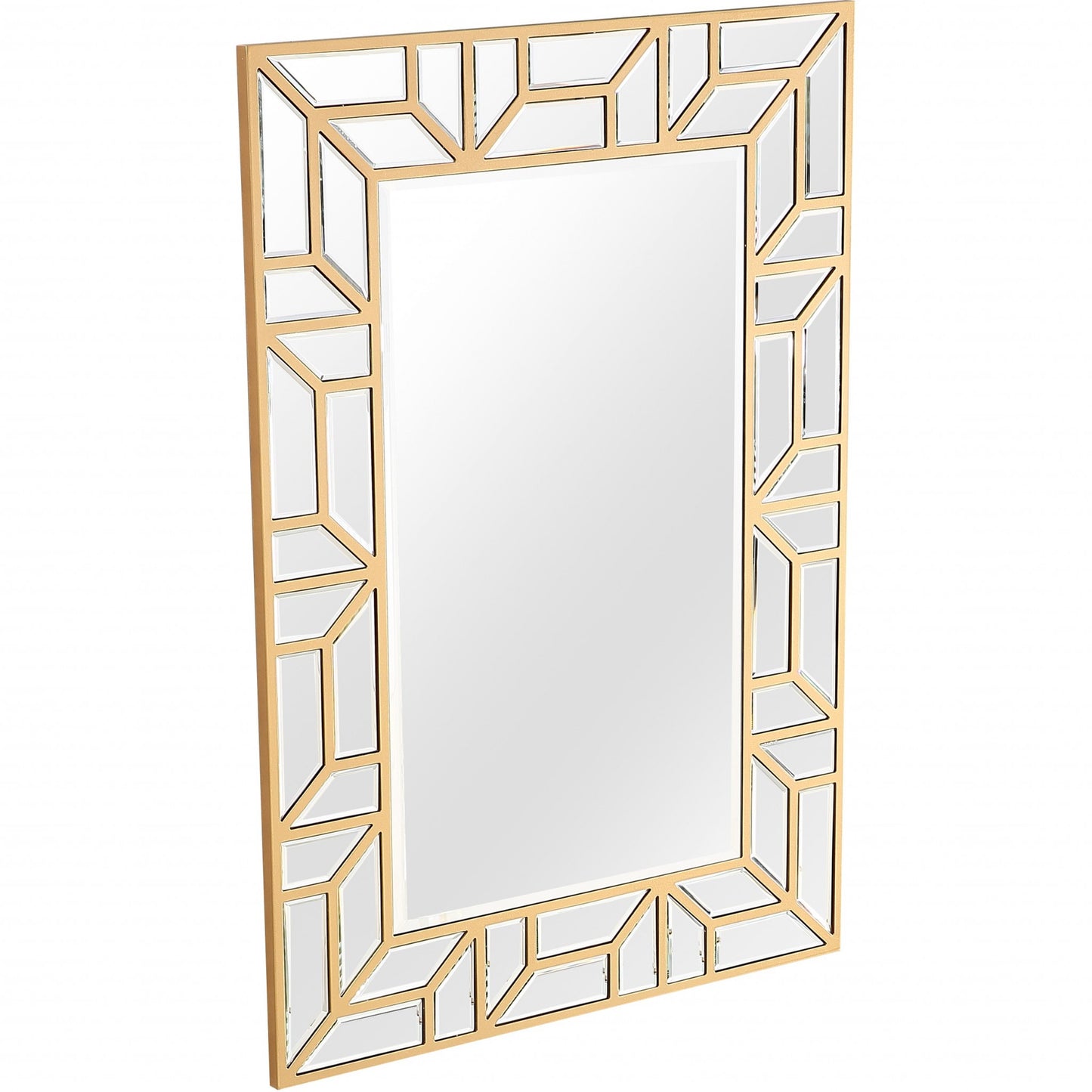 45" Gold Framed Accent Mirror