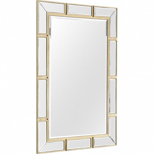 45" Silver Framed Accent Mirror