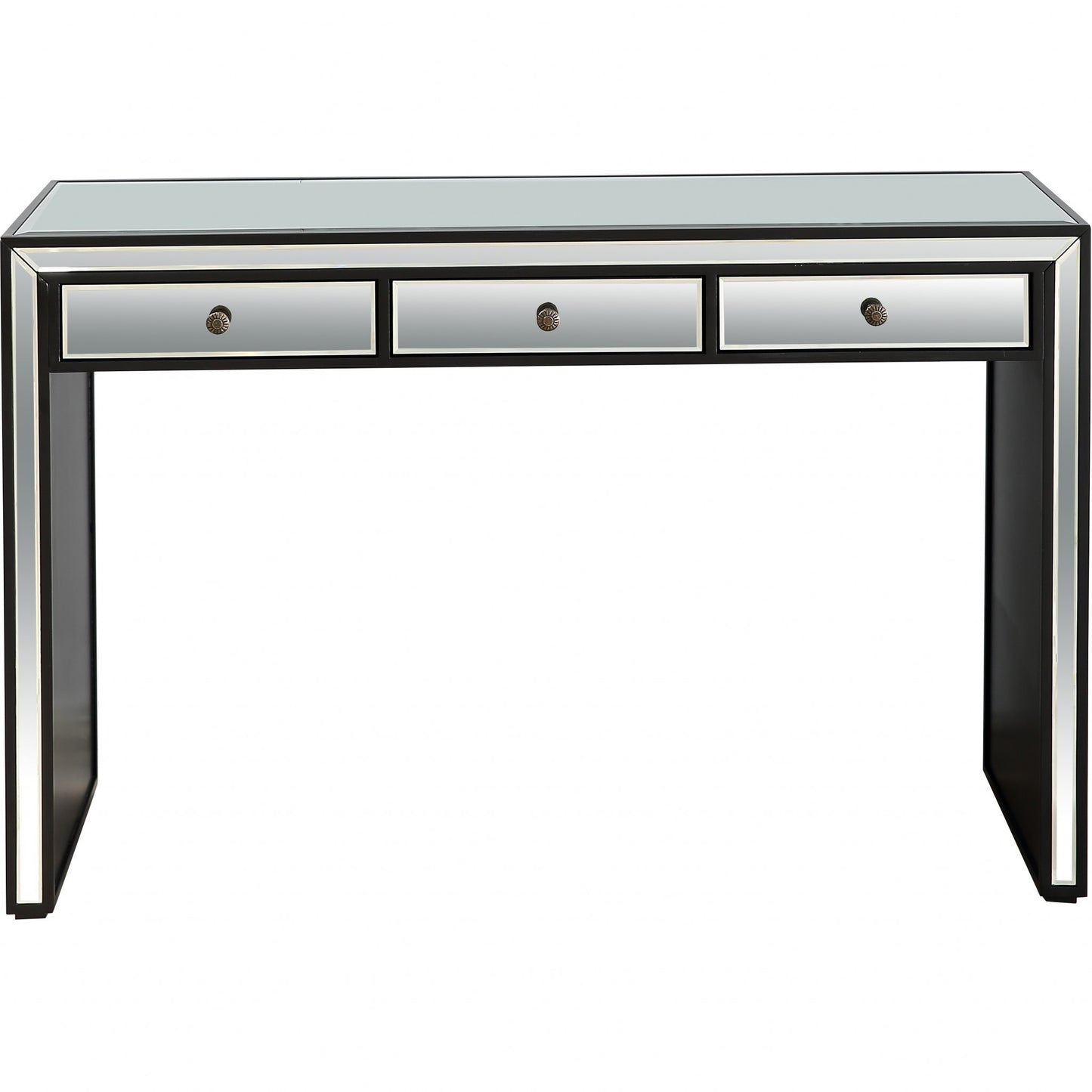 Bold and Black Console Table