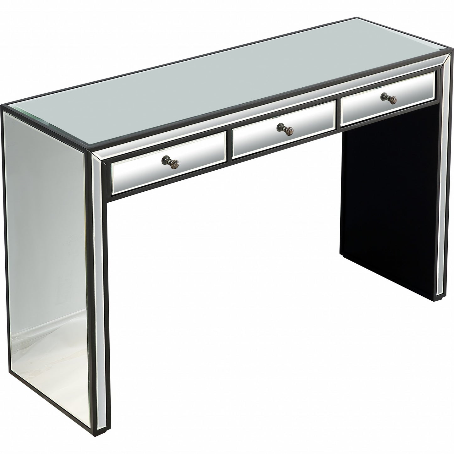 Bold and Black Console Table