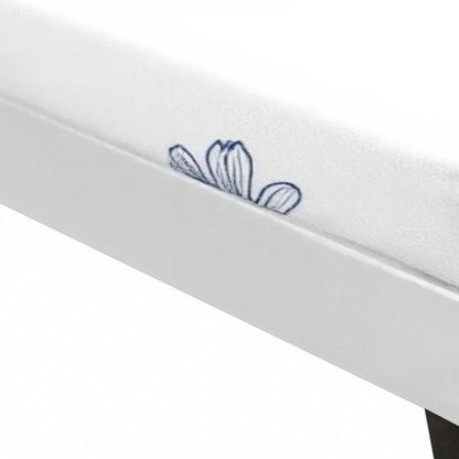 Black Faux Leather Queen Bed Frame