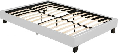 Black Faux Leather Queen Bed Frame