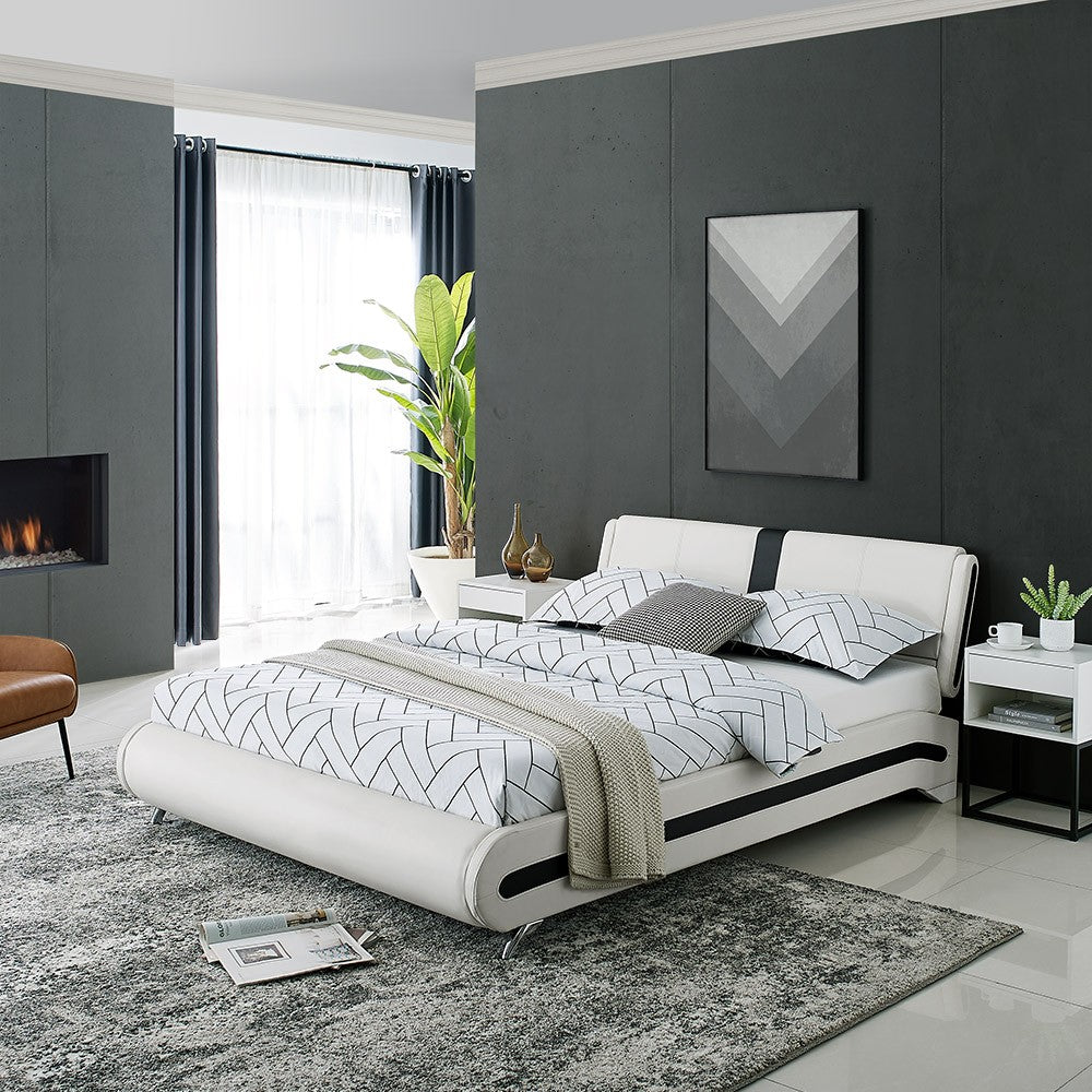 Black Platform King Bed