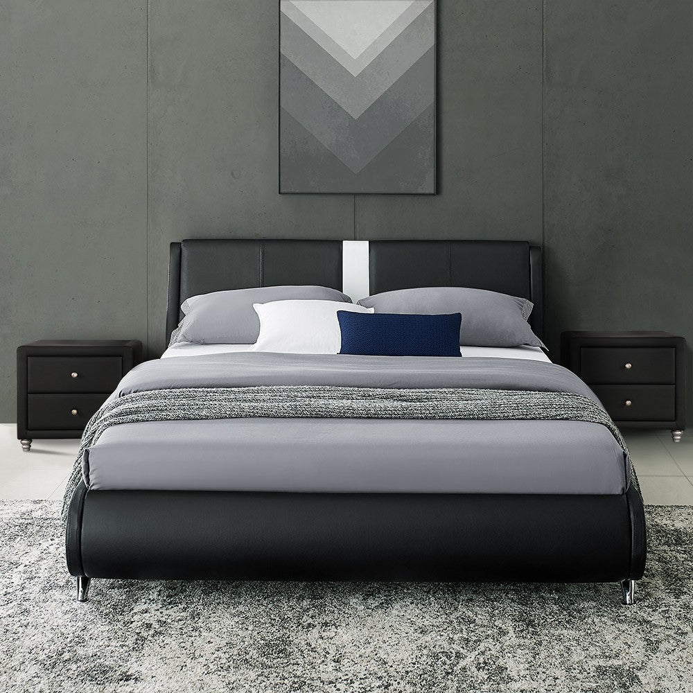 Black Platform King Bed