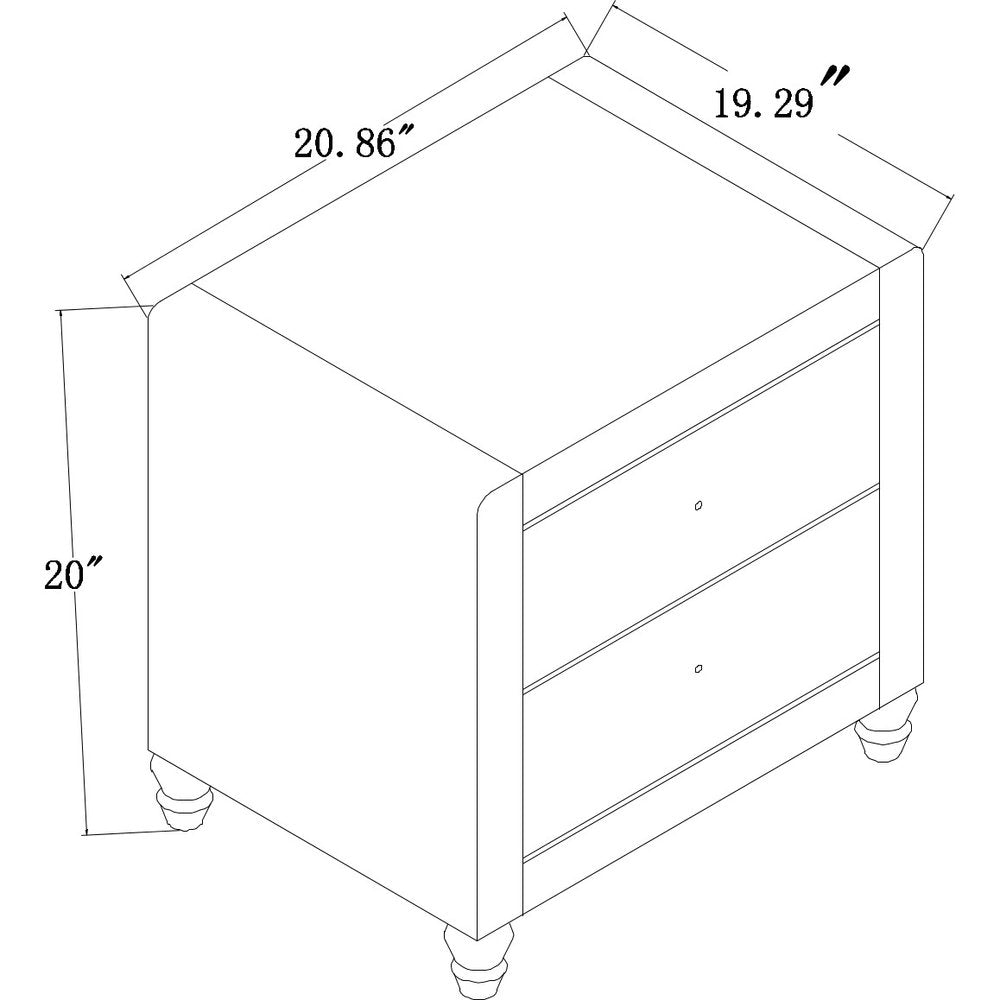 Solid Manufactured Wood Pink Standard Bed Upholstered With Headboard