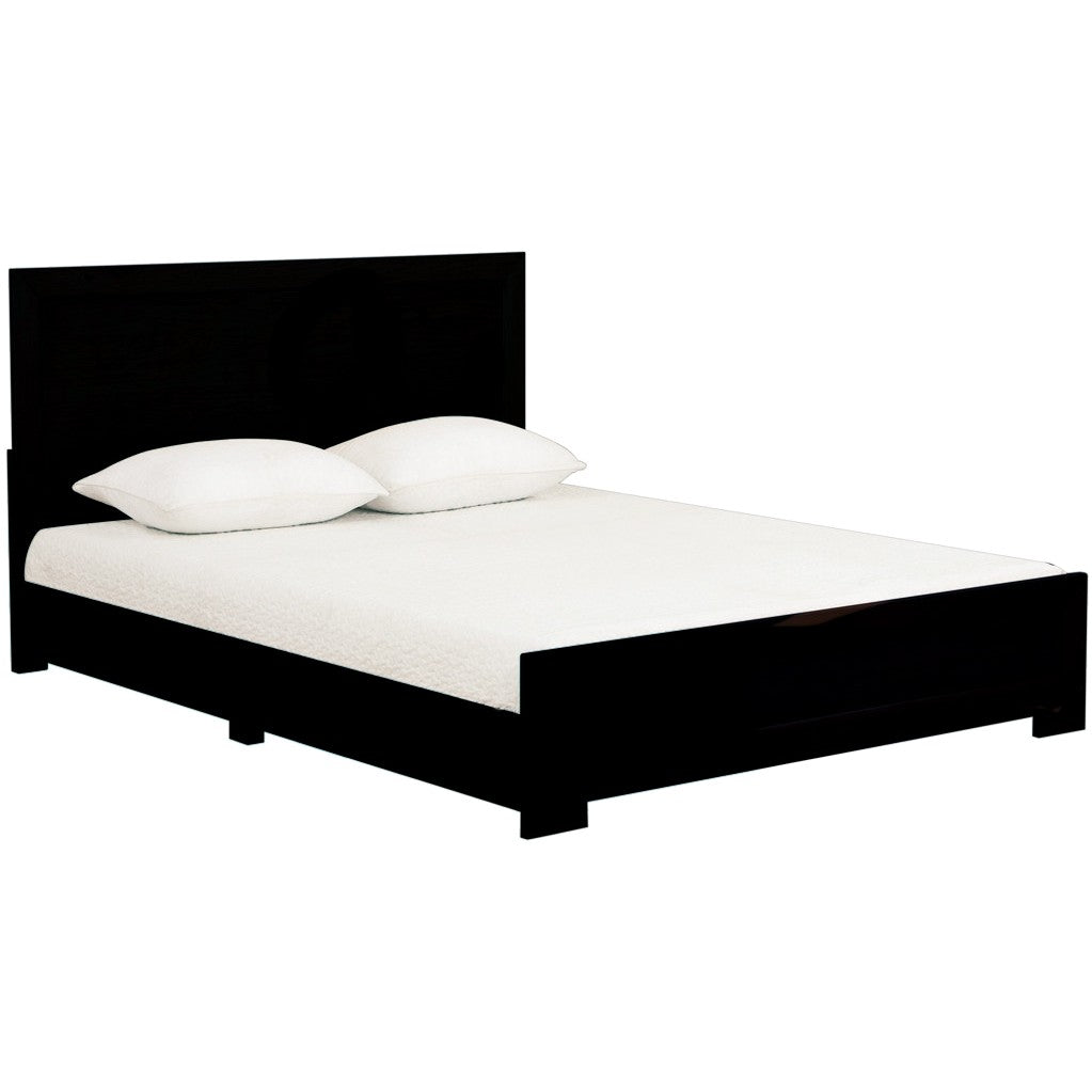 Espresso Solid and Manufactured Wood Full Bed Frame