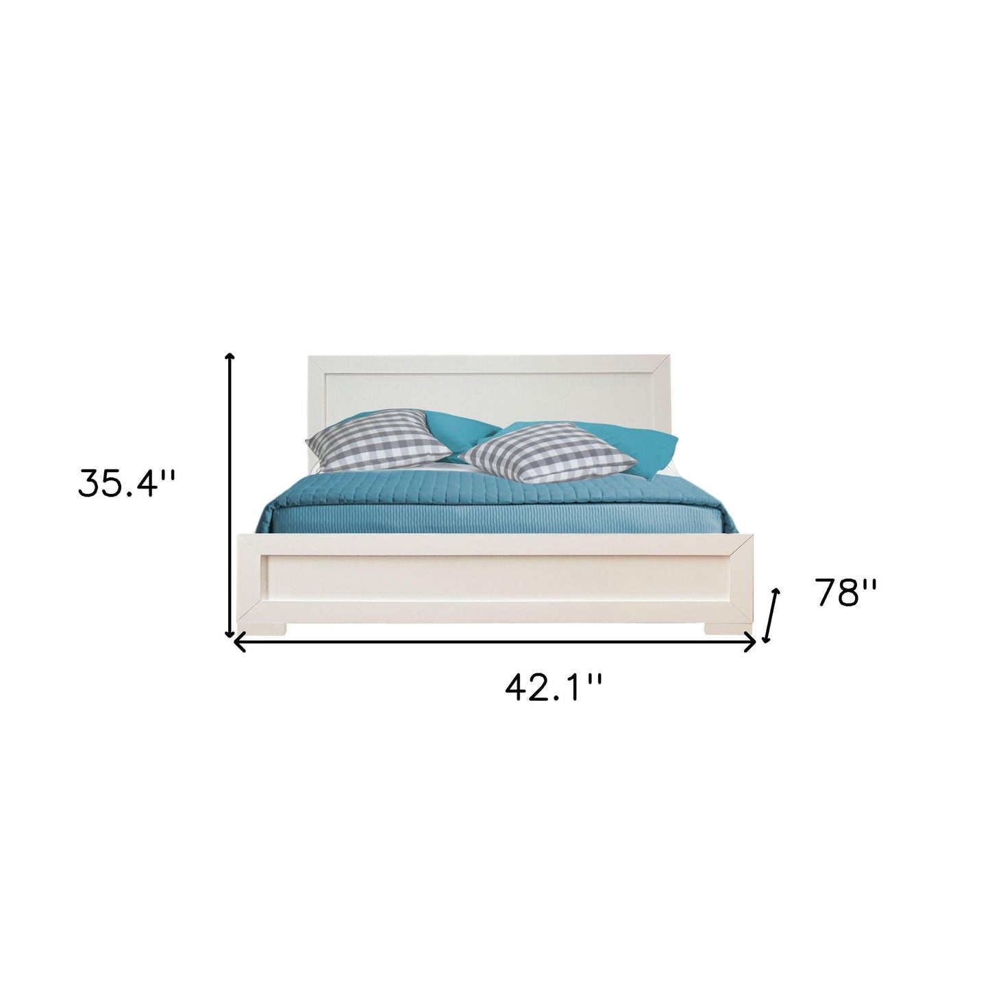 Espresso Solid and Manufactured Wood Full Bed Frame