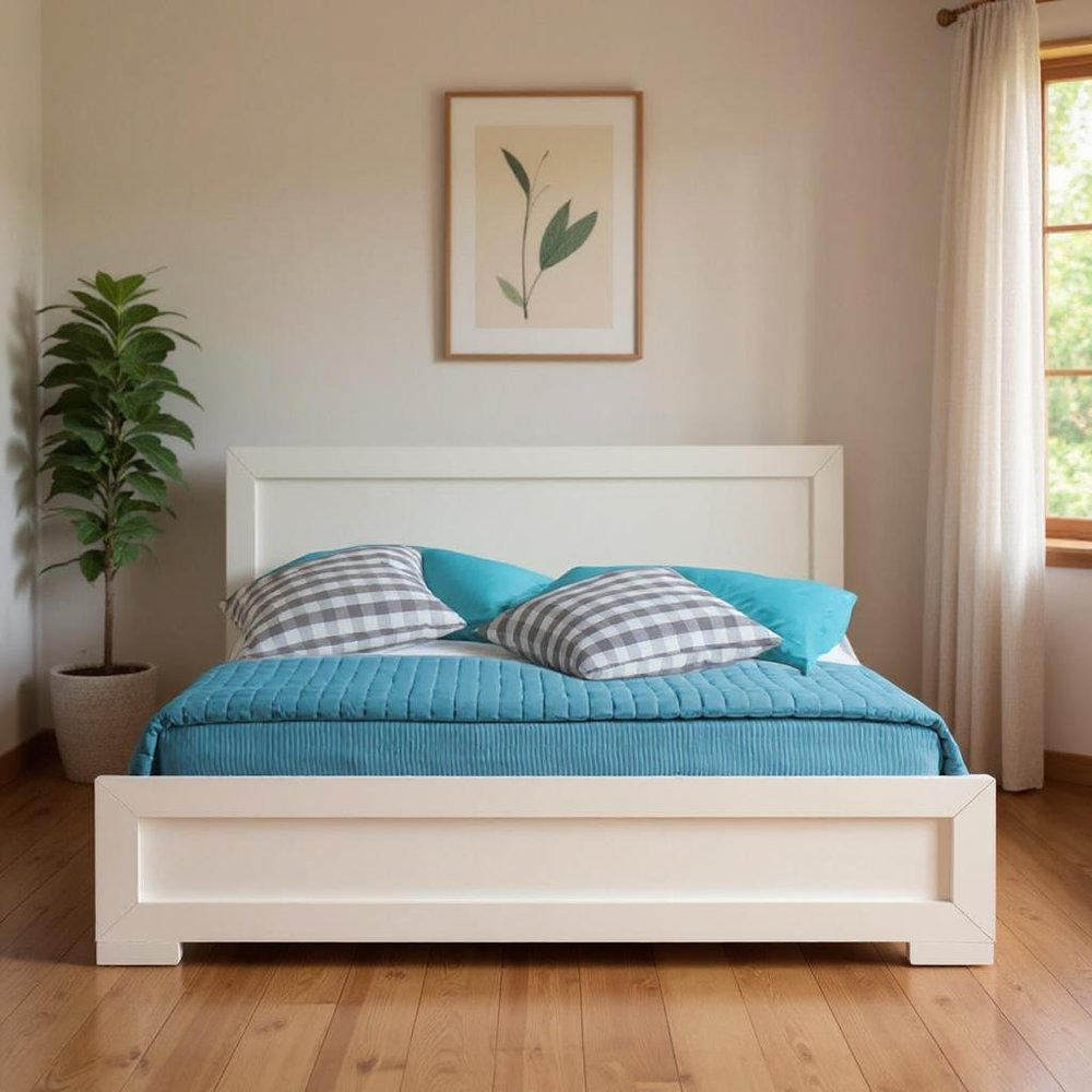 Black Wood Twin Platform Bed