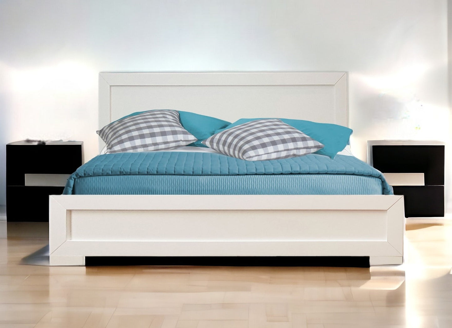 Espresso Solid and Manufactured Wood Full Bed Frame