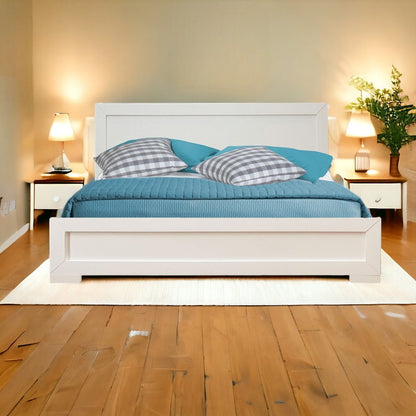 Black Wood Twin Platform Bed