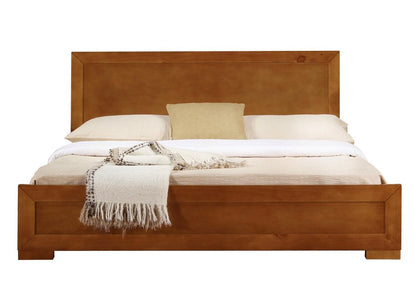 Brown Wood Twin Bed Frame