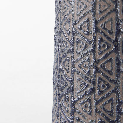 7" Brown Abstract Cylinder Ceramic Table Vase