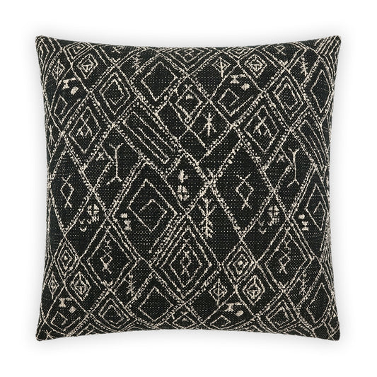 D.V. KAP HOME   24" x 24" Atez Pillow - Onyx Global    - 3975-O-2424
