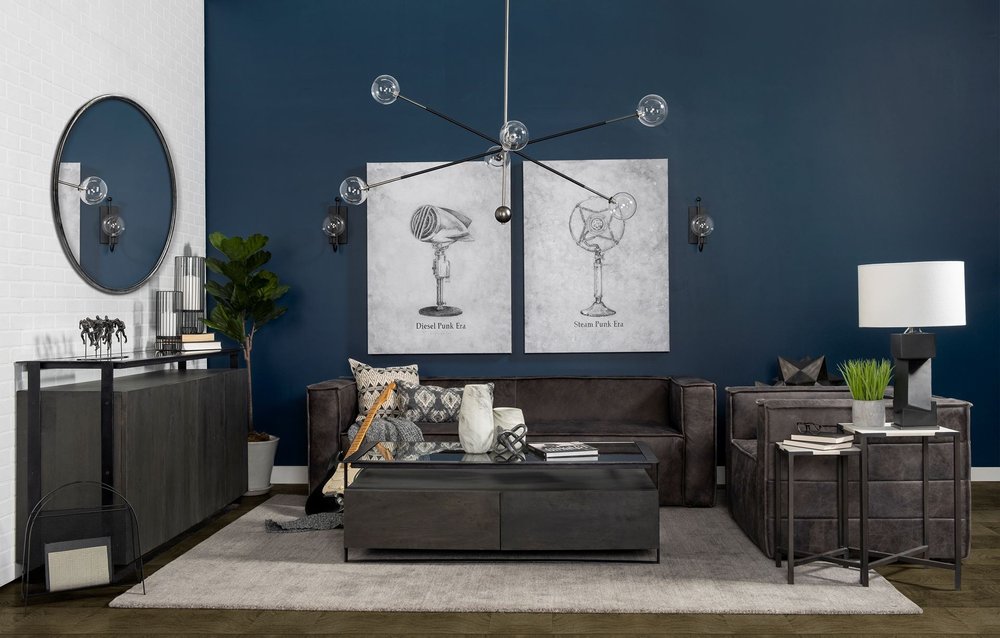 8" Gray Abstract Cylinder Crystal Glass Table Vase