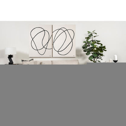 Rustic Whitewash Brown Double Handle Ceramic Vase