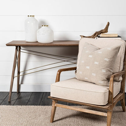 8" White Abstract Cylinder Crystal Glass Table Vase