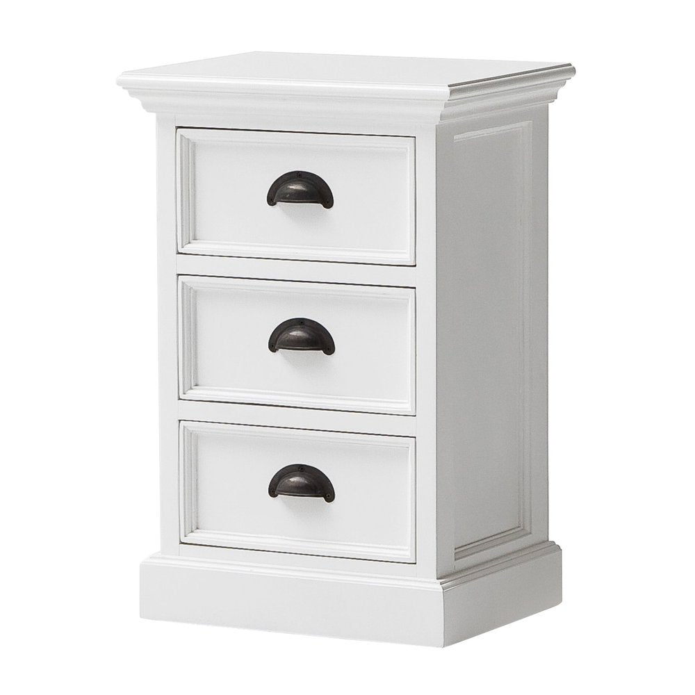 24" Solid Wood and Wood Nightstand