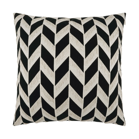 D.V. KAP HOME   24" x 24" McZagger Pillow Global, Farmhouse, Chevron     - 3977-2424