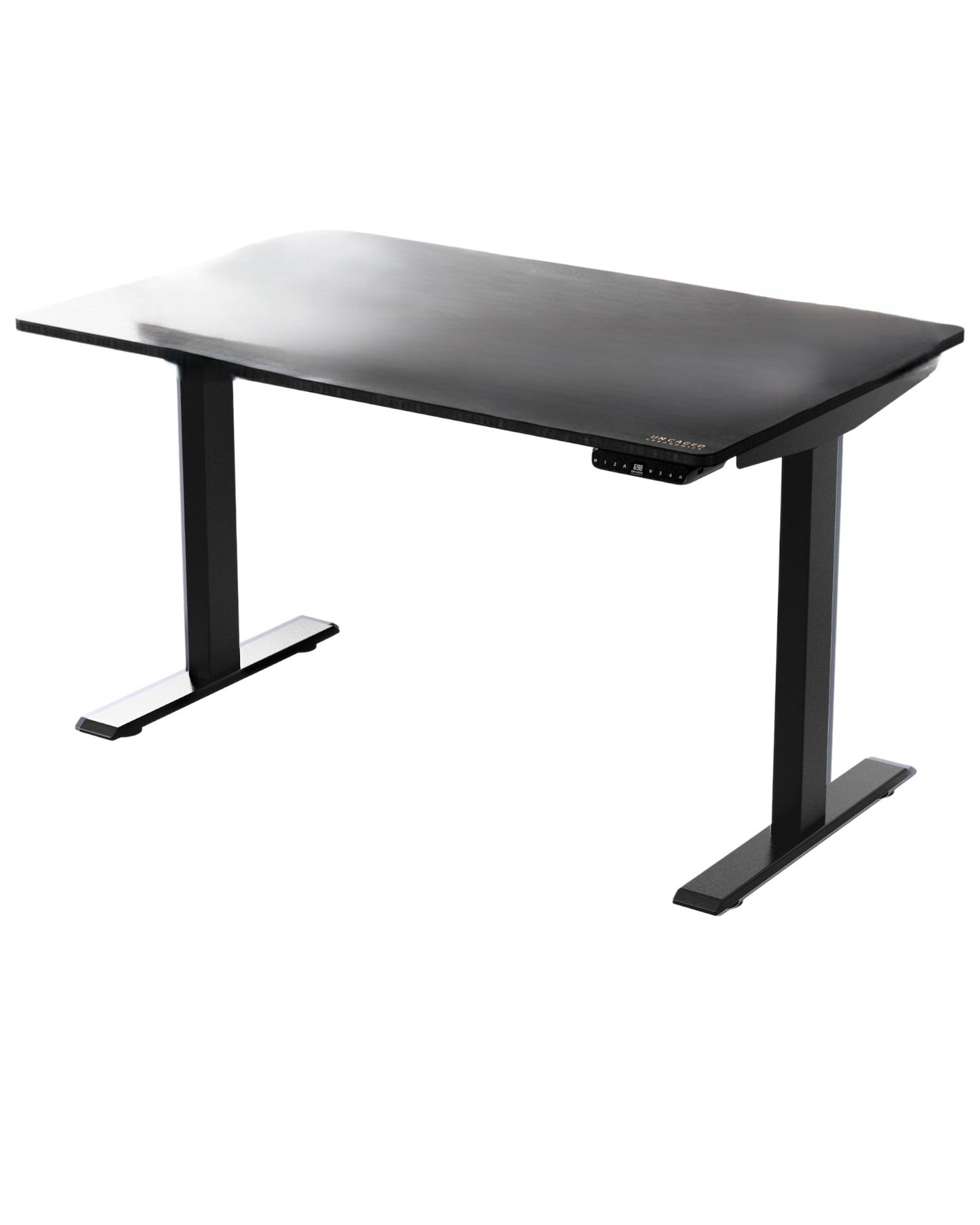 30" Adjustable Black Stainless Steel Standing Desk