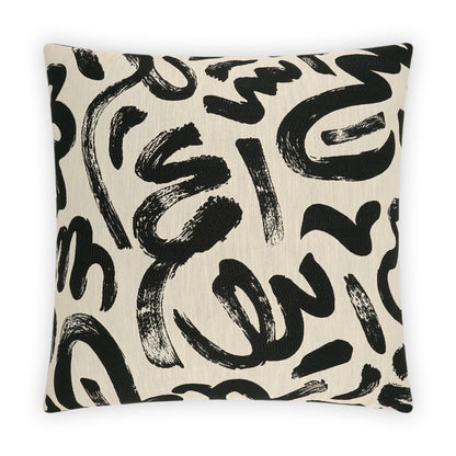 D.V. KAP HOME   24" x 24" Sketch Pillow Modern, Abstract     - 3978-2424