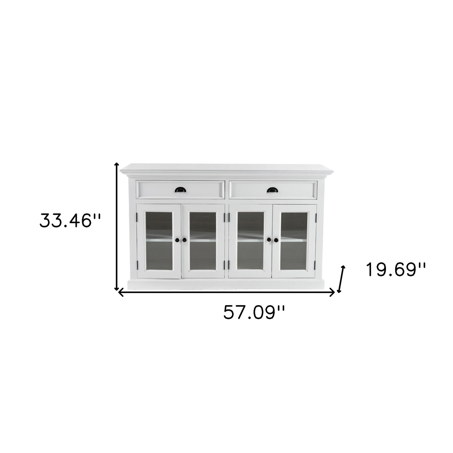 Classic White Small Buffet Table