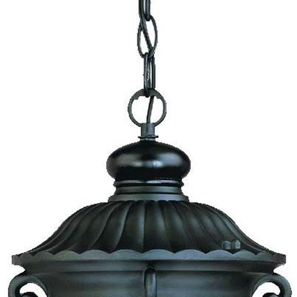 Naples 1-Light Matte Black Hanging Light