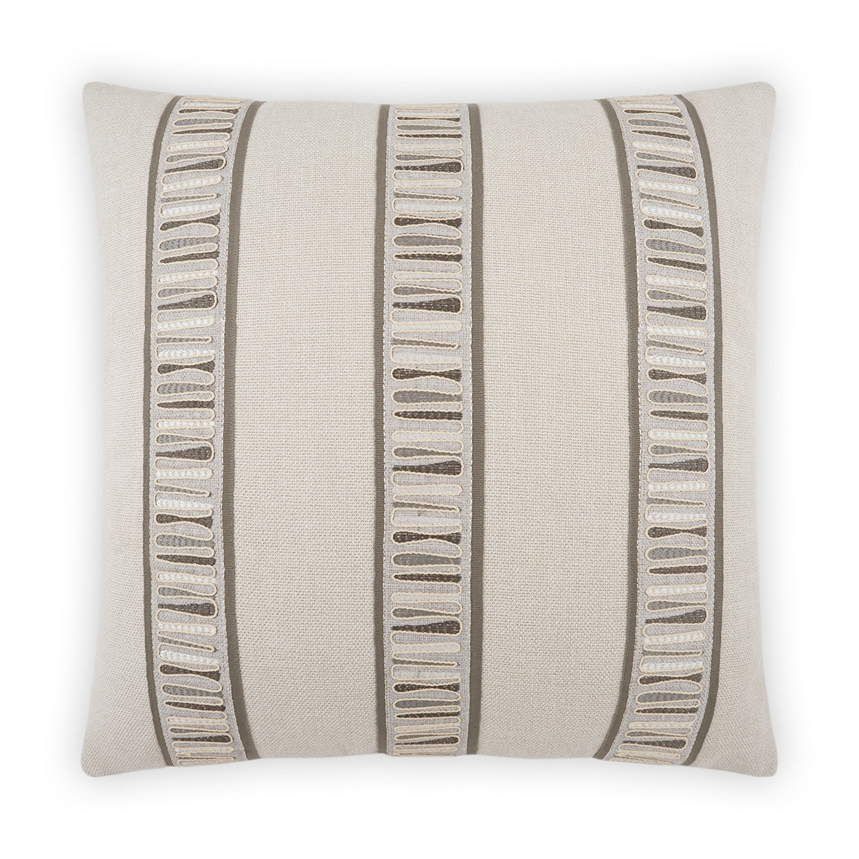 D.V. KAP HOME   24" x 24" Hera Pillow Band / Ribbon, Global, Transitional     - 3980-2424
